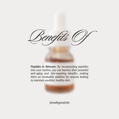 VibeCartes Silk Collagen Peptide Serum